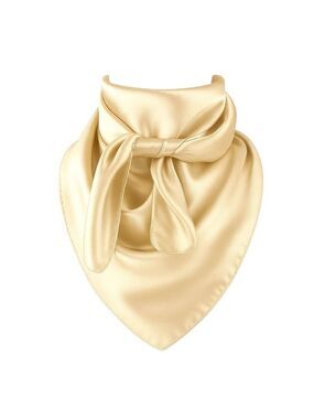 Ivory Wild Rag Scarf 35x35 Satin Western Cowgirl Cowboy Bandana